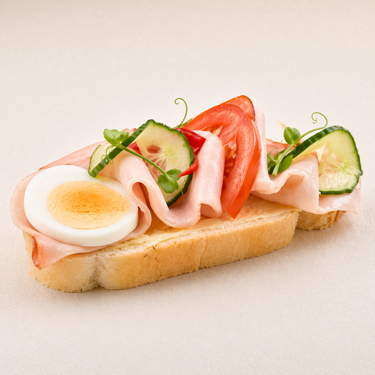 Obložený debrecínsky chlebík