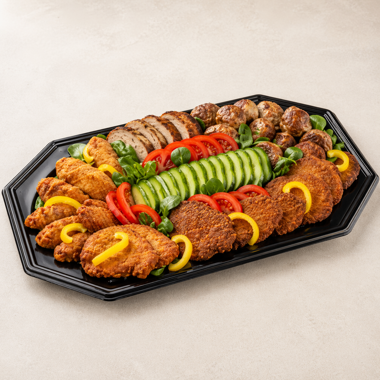 Obložená misa – Kuracie rezne