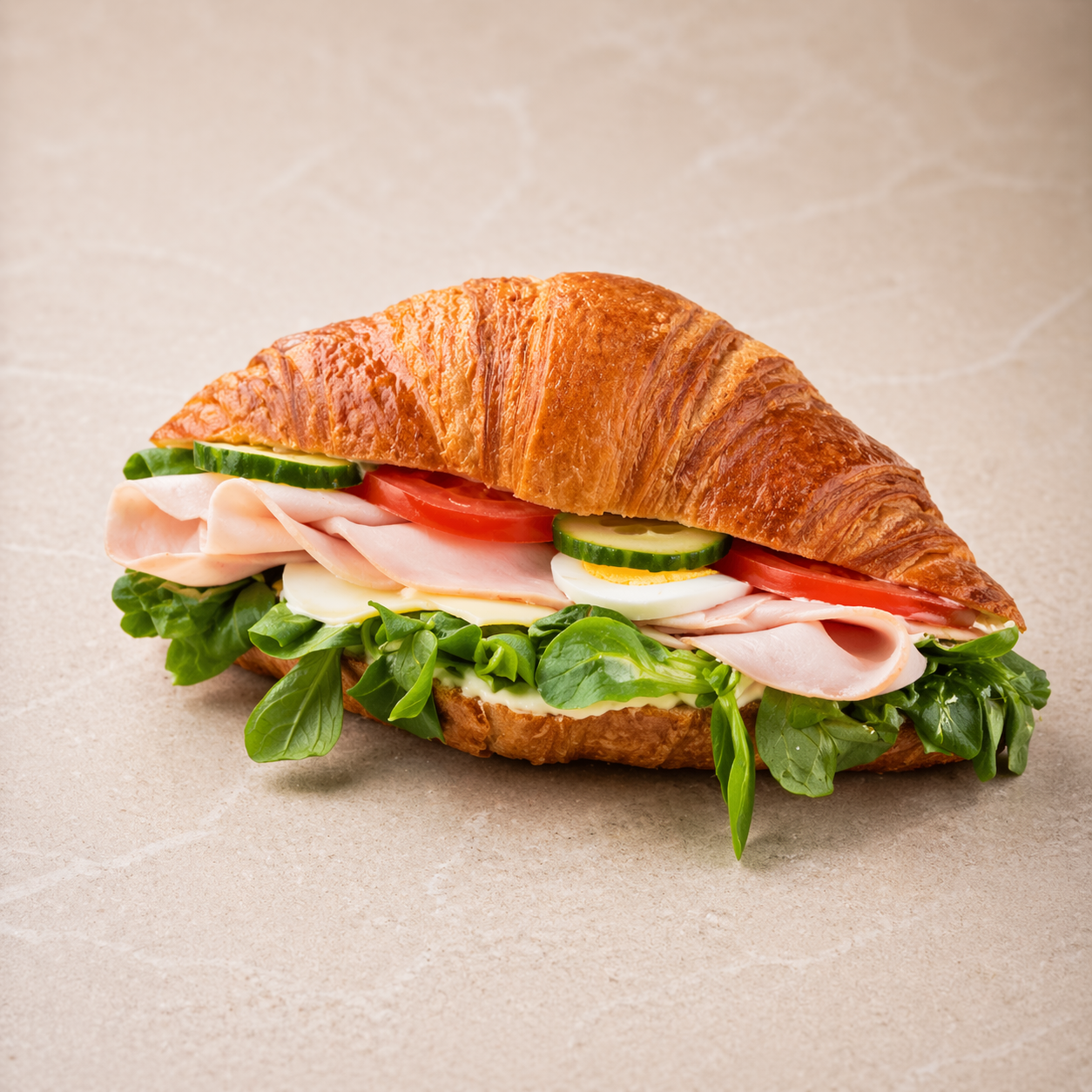 Plnený Croissant - šunkový