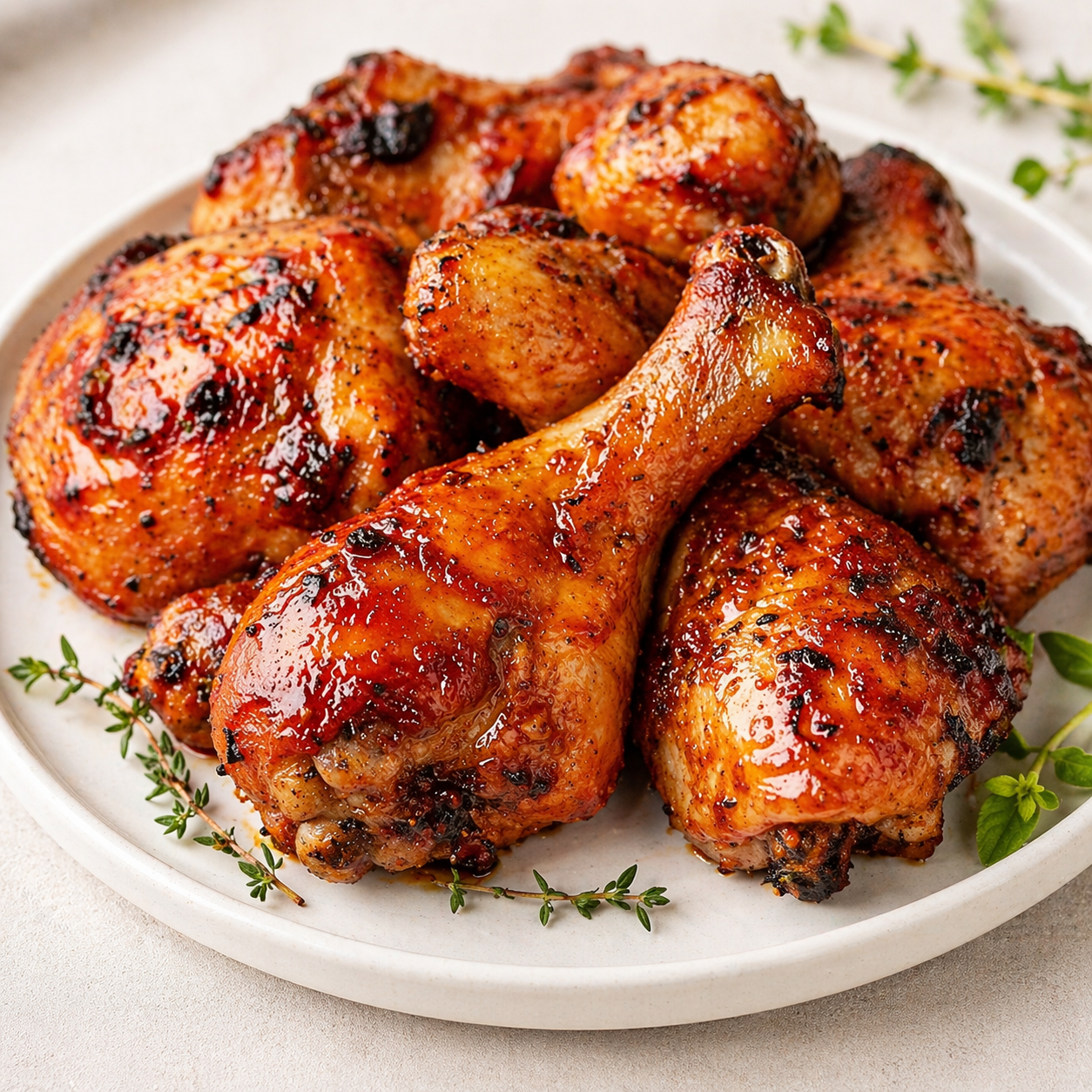 Grilované kuracie stehná