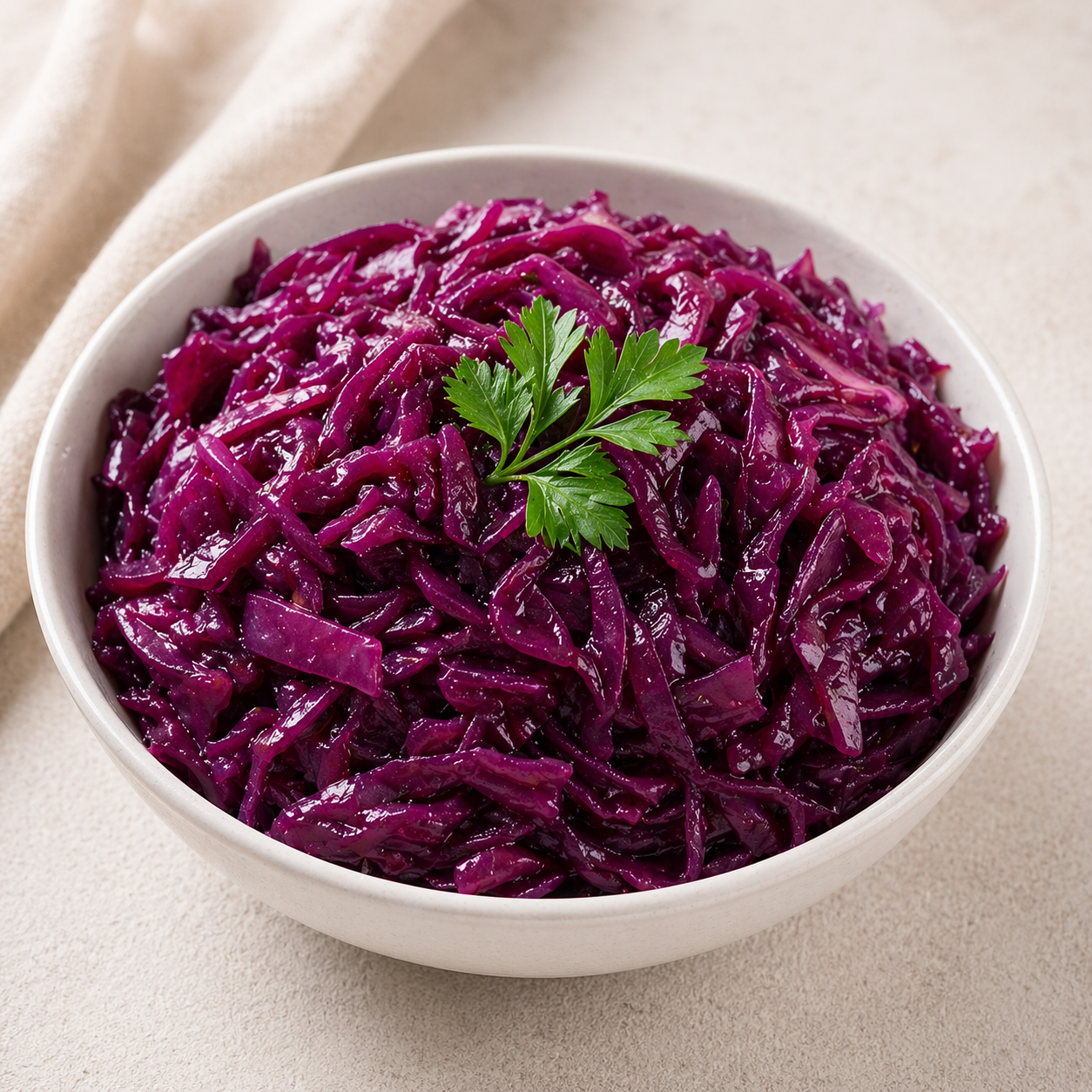 Dusená červená kapusta