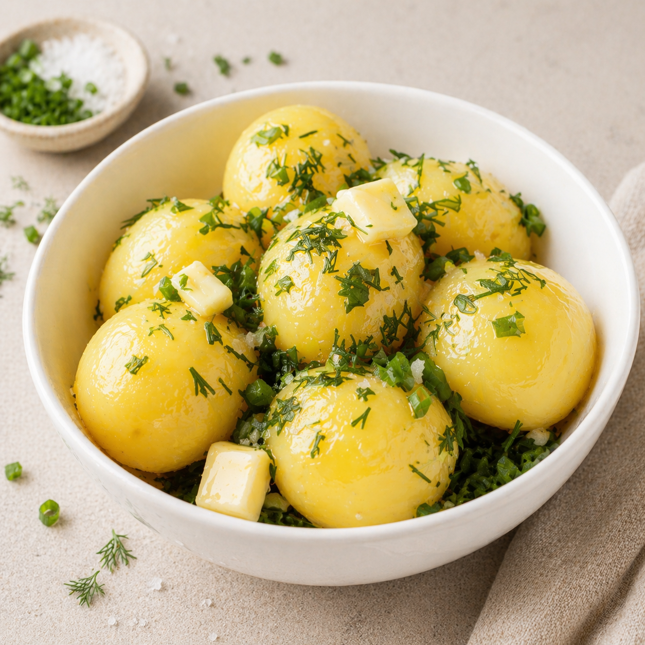 Varené zemiaky s maslom